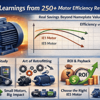 What We Learned After Optimizing 250+ Industrial Motor Efficiency Retrofits
